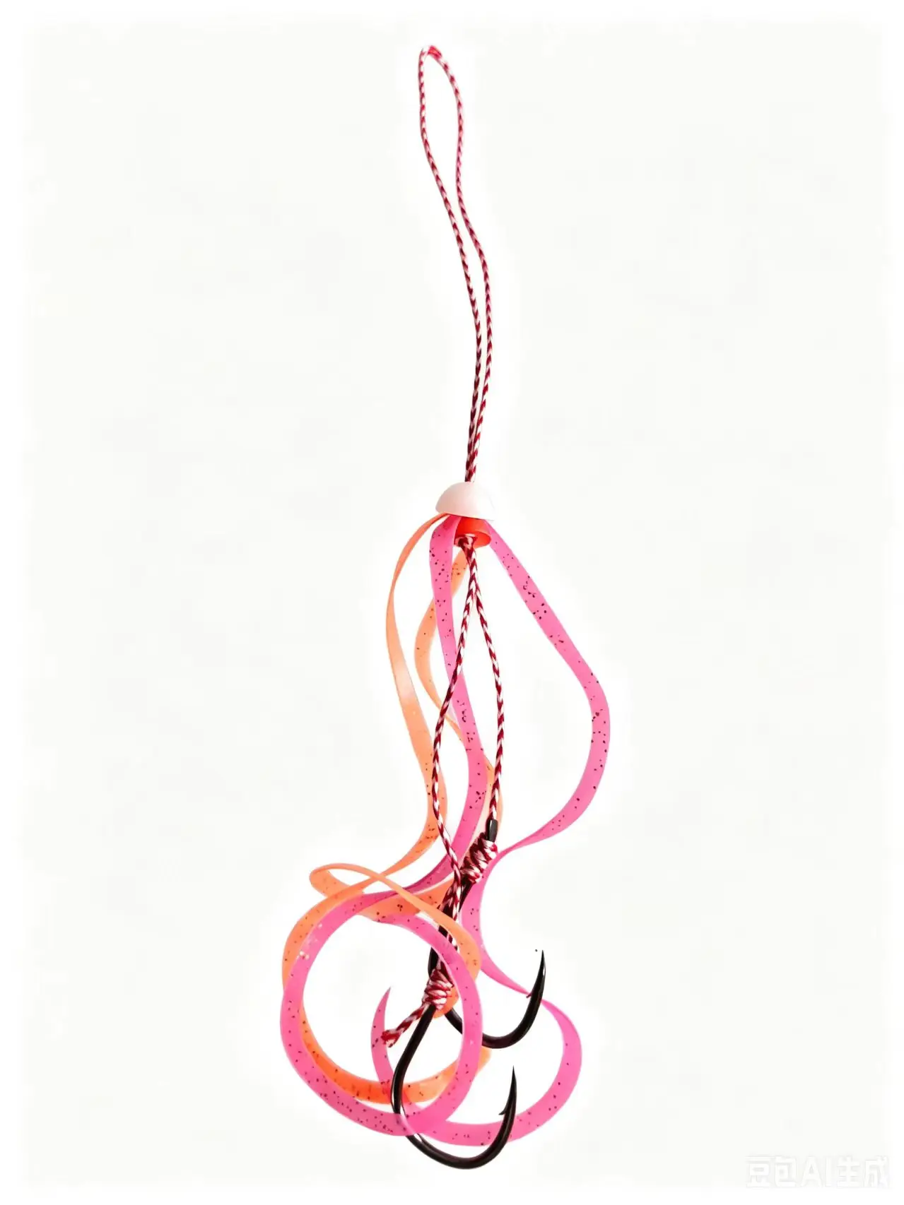 Jig Tai Kabura con anzuelo assistido gemelo y faldas siliconas para Slow Jig - imagen 3