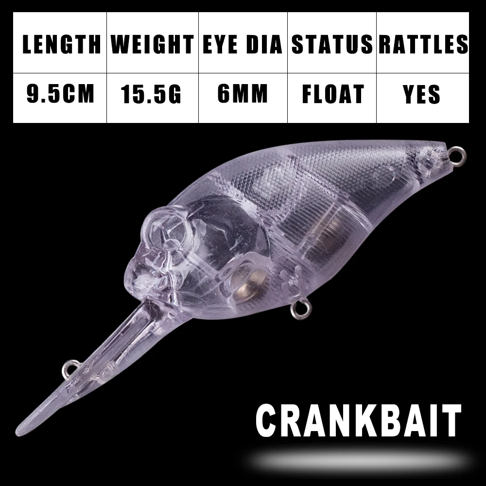 Cuerpo de ABS del señuelo crankbait