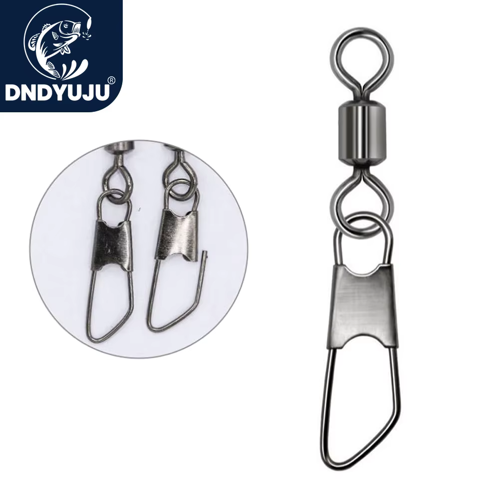 DNDYUJU Conector Giratorio Acero Inoxidable – Para Señuelos de Pesca - imagen 2