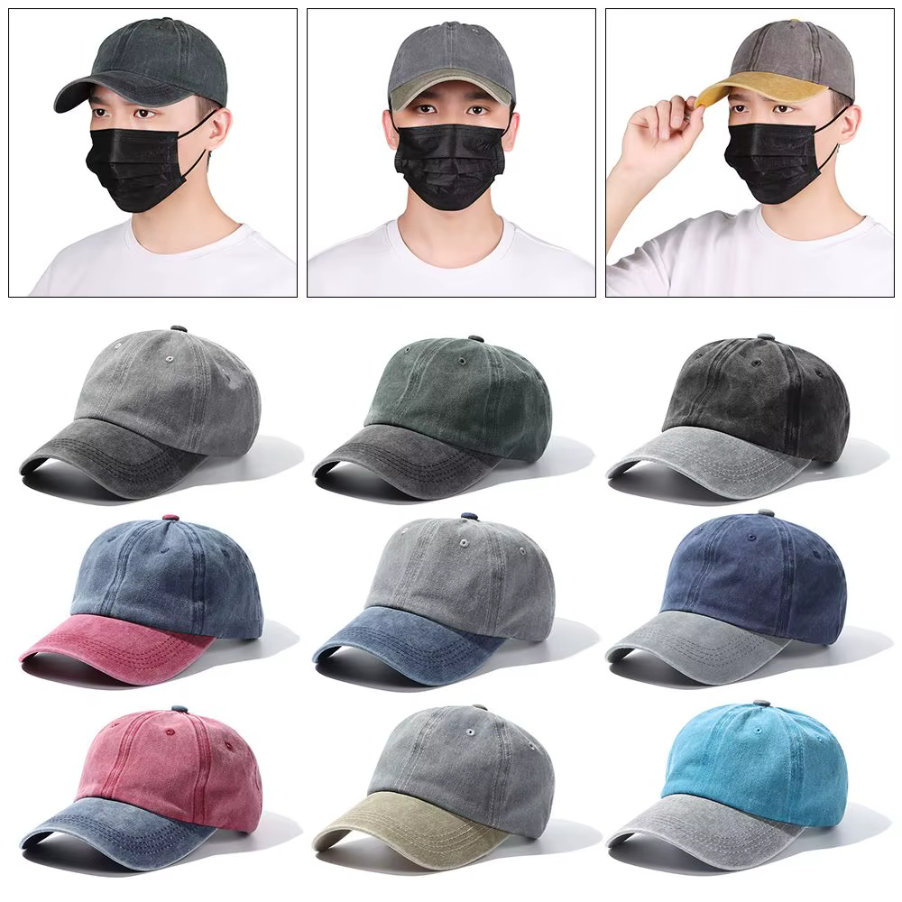 Gorra Vaquera Vintage Denim – Protección Solar para Pescadores - imagen 3