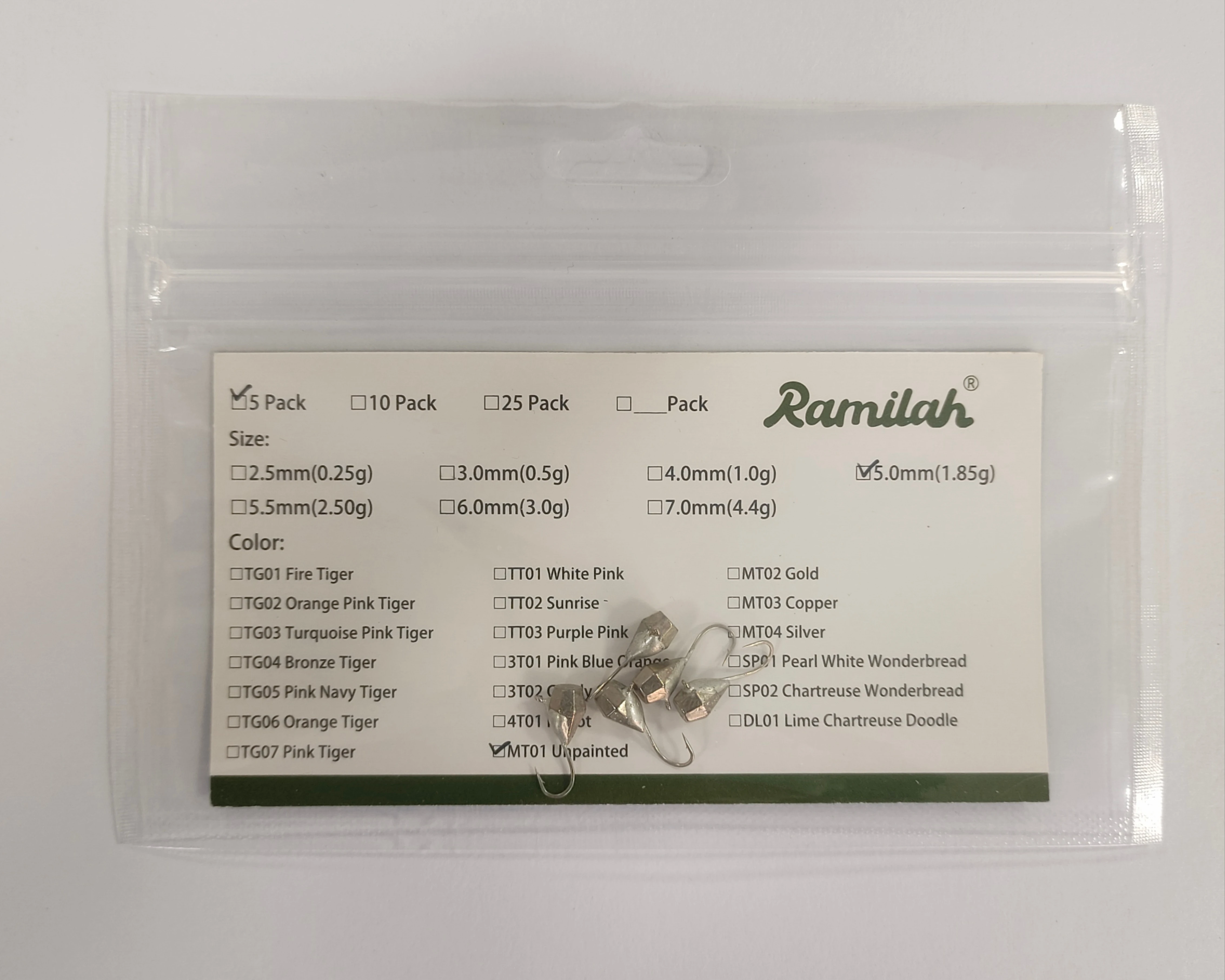 Señuelo de pesca de tungsteno en forma de lágrima facetada con anzuelo