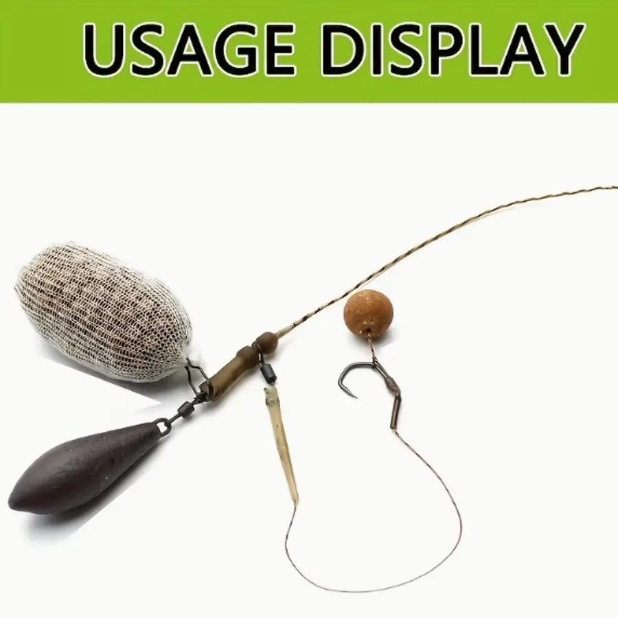 Montaje compacto para pesca rápida de carpas