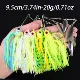 Spinnerbait metálico giratorio para lucio – señuelo duro - imagen 2