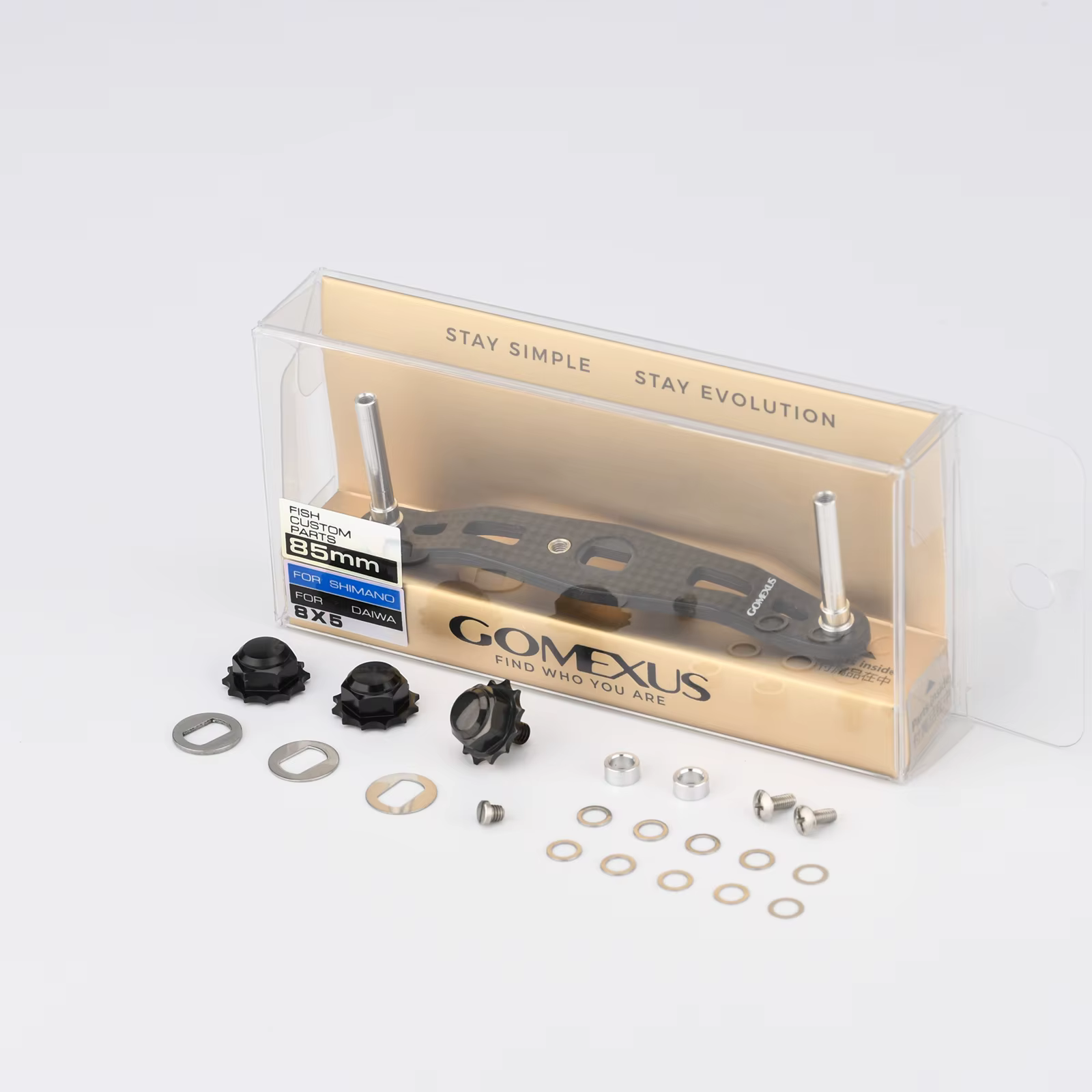 Manivela de Carraca Gomexus 85mm 8x5 – Compatible con Shimano y Daiwa - imagen 3