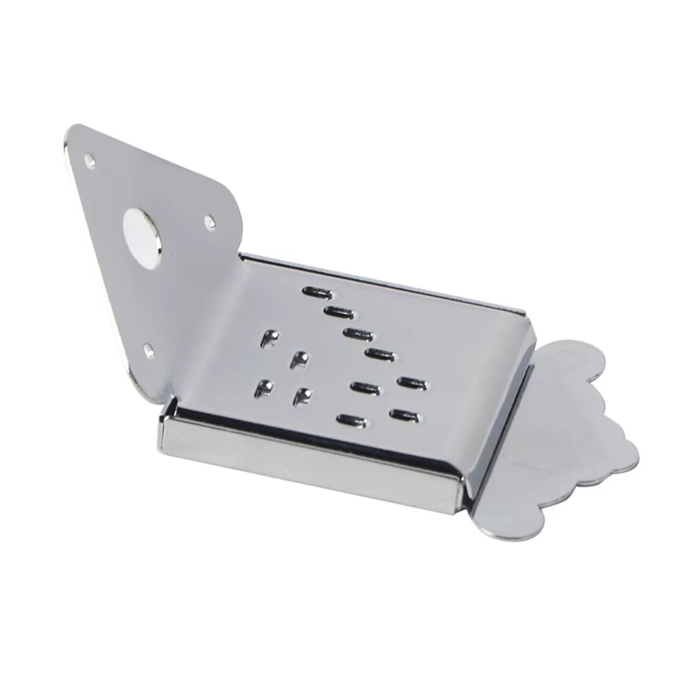 Tirante para Mandolina Plateado/Negro – Cubierta Extremo Trasero con Tornillos - imagen 3