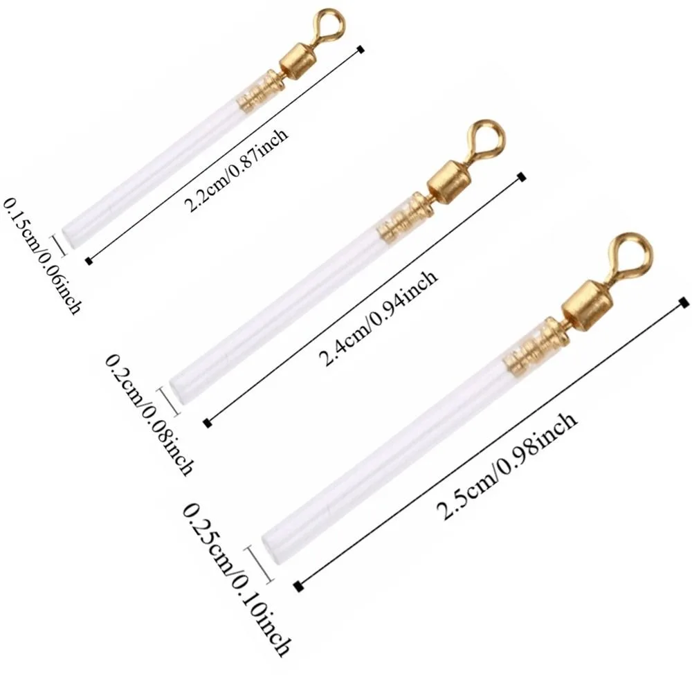 Adaptadores de pesca en color dorado y blanco