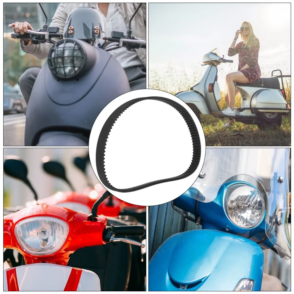 Correa síncrona de goma negra para transmisión de scooter pequeño - imagen 3
