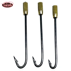 TAKED AHZ01 Anzuelo curvo para anguila - Acero inoxidable 304