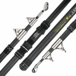 Maogan ZZ341 Fast XH Caña de pescar fibra carbono con porta carrete