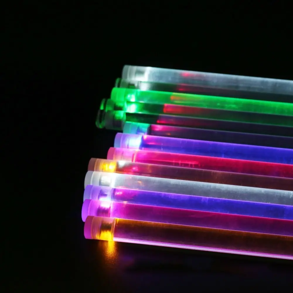 Baquetas de tambor luminosas fluorescentes acrílicas: brillan de noche - imagen 3