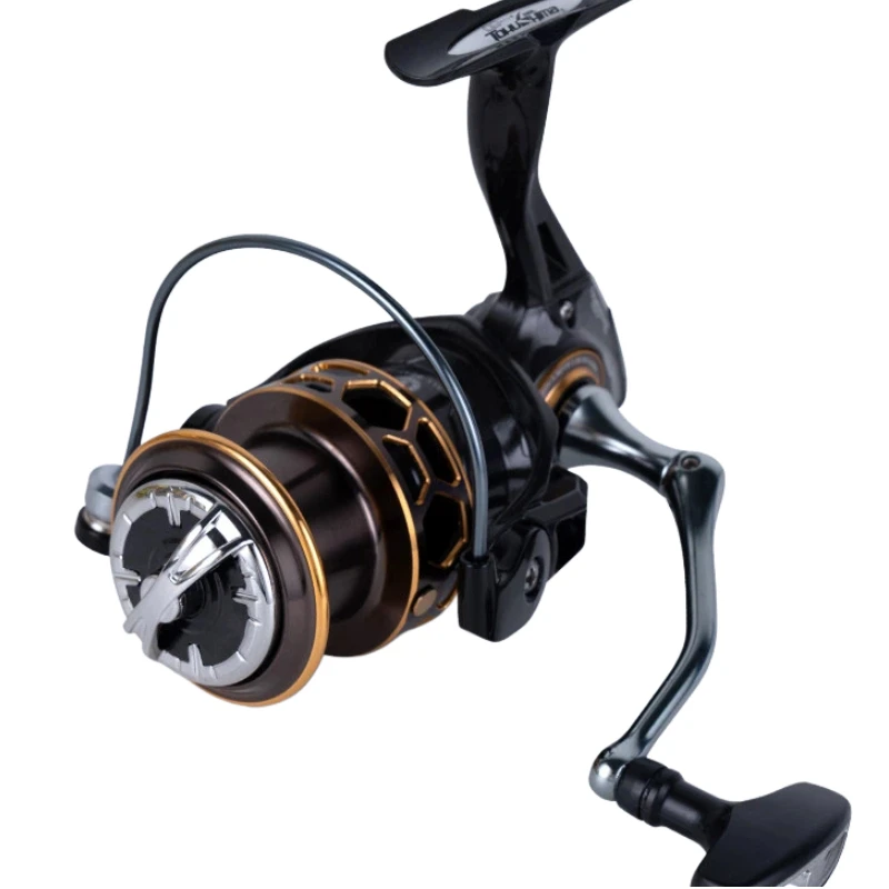 Carrete spinning lanzado largo carbono bobina metálica poco profunda - imagen 5