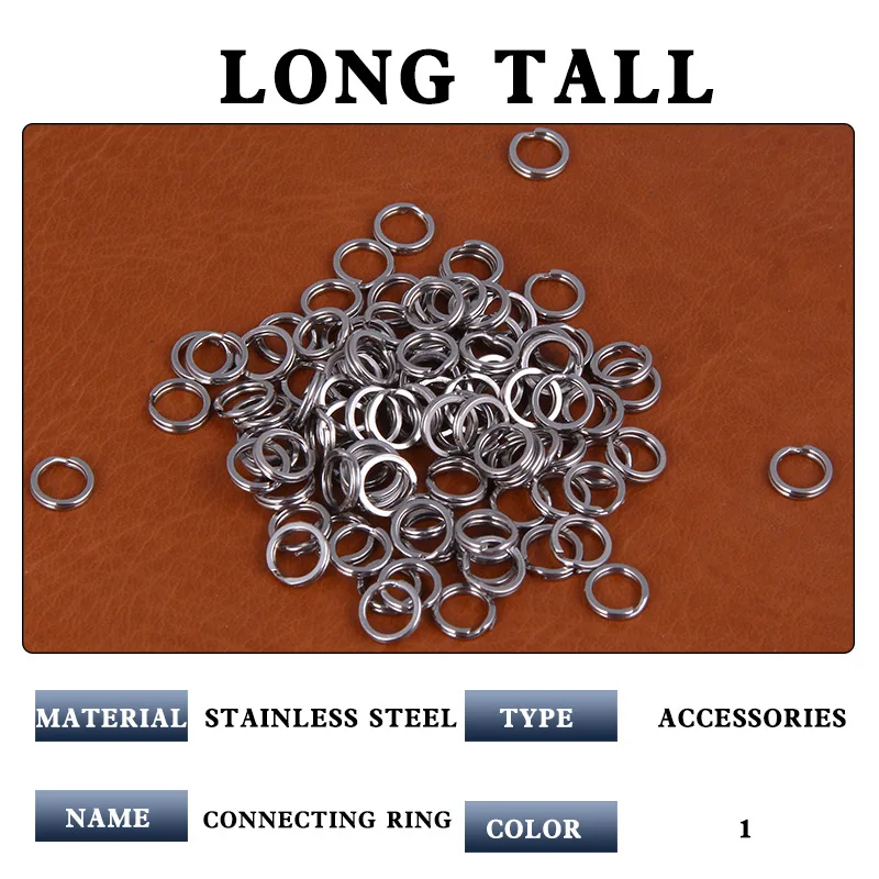Anillos partidos acero inoxidable – Señuelos y anzuelos de pesca - imagen 5