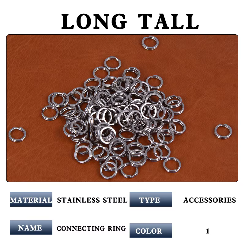 Anillos partidos acero inoxidable – Señuelos y anzuelos de pesca - imagen 5