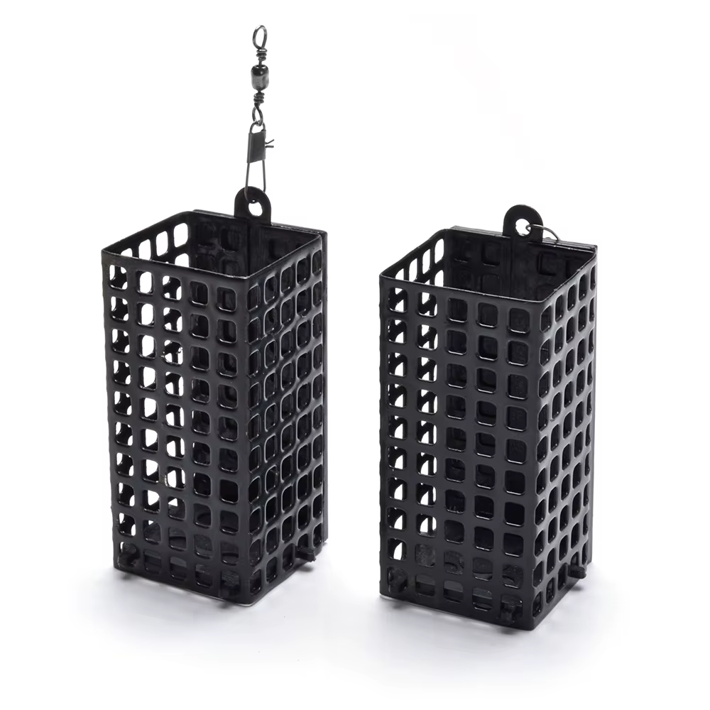 NGB Alimentador cuadrado – Jaula cebo metal 30-100g para carpa - imagen 5