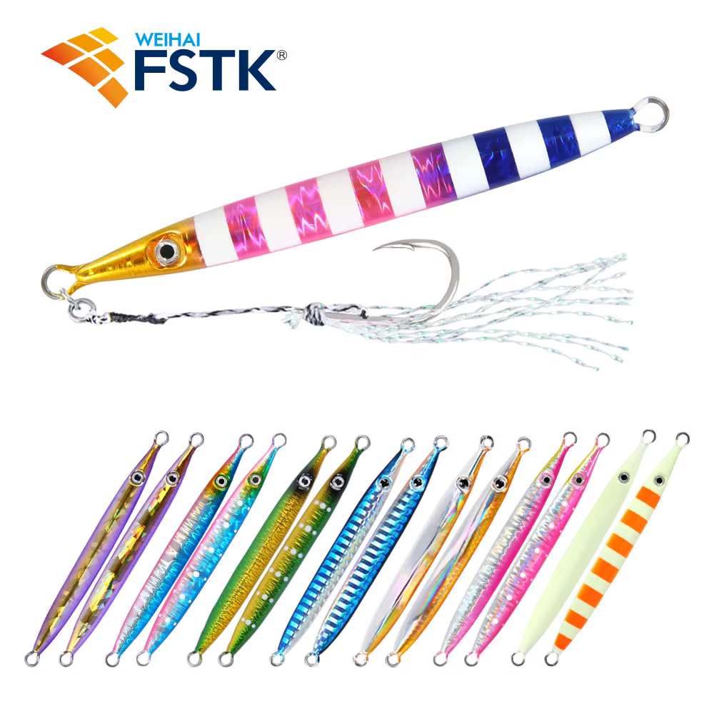 Señuelo Metal FSTK Slow Jig 60g – Lucio alta mar - imagen 5