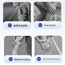 Rodilleras elásticas transpirables para compresión y soporte de rodilla