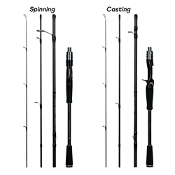Caña Biutifu Phishger Maximus Traveller Spinning Baitcast