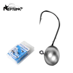 Anzuelos Jig Head de metal para vinilo en agua salada y carpa
