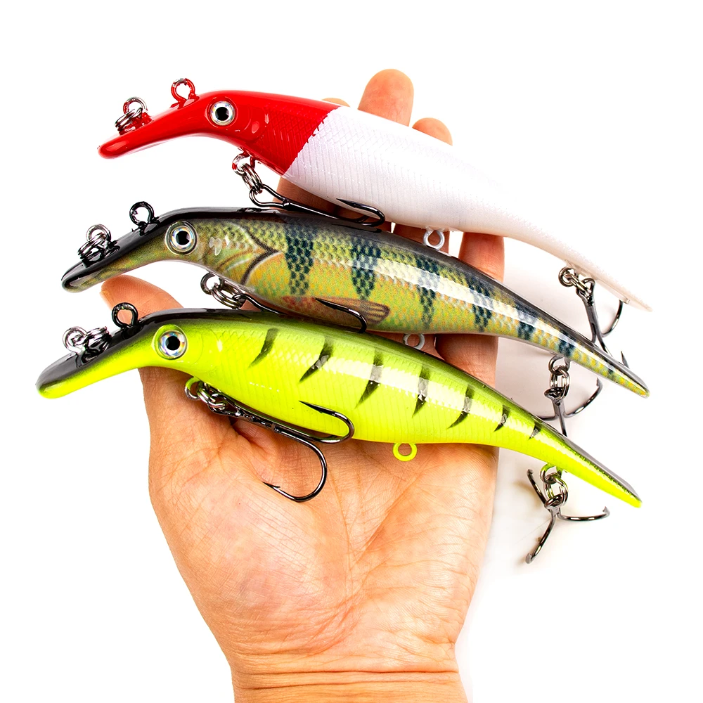 CCLTBA Jerkbait hundimiento cebo duro para lucio y musky - imagen 4