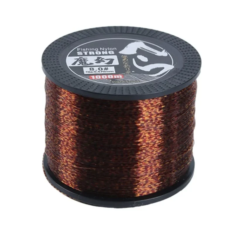 Línea de pesca de nylon camuflada invisible para pesca en mar - imagen 3