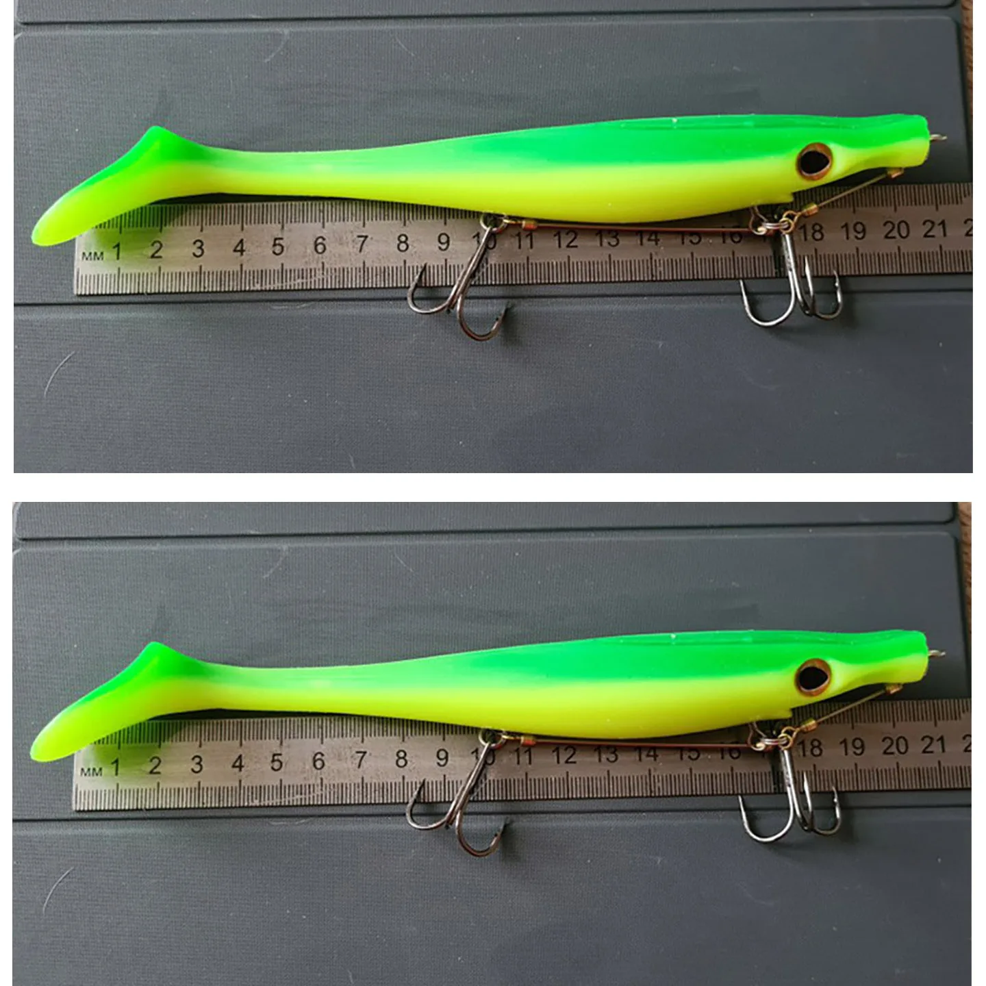 ESFISHING Señuelos blandos Hog Shad para pesca marina swimbait - imagen 2