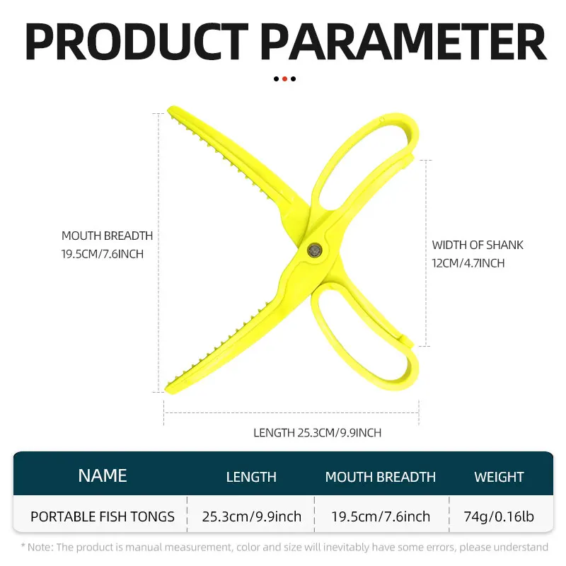 Pinza de pesca ShareShark flotante antideslizante dientes tipo sierra - imagen 3