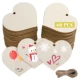 Madera en blanco pintada a mano para colgantes de regalo infantil - imagen 3