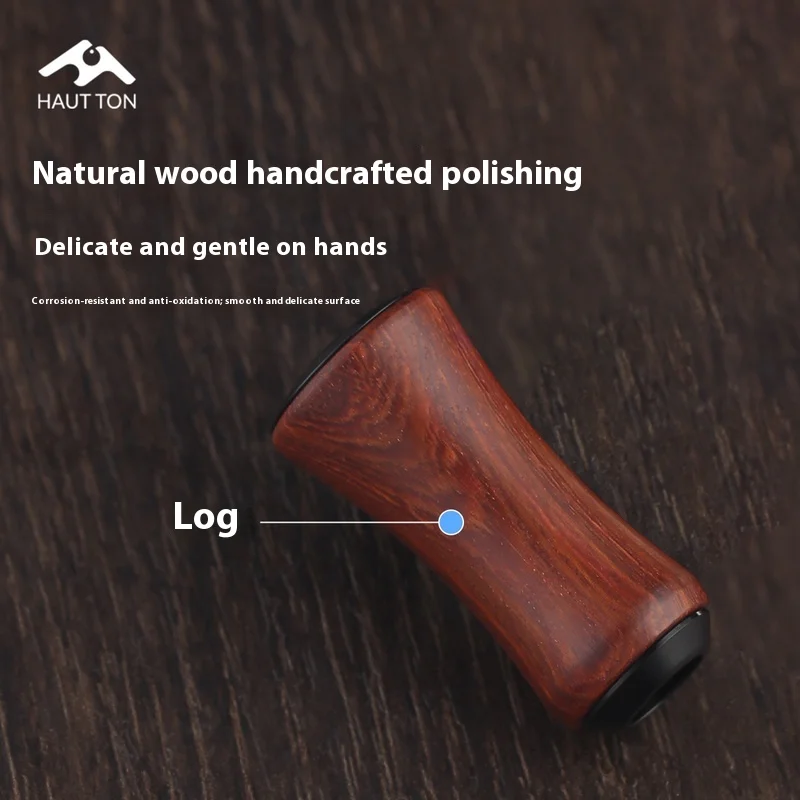 Carrete HAUT TON pesca giratorio con perilla de madera maciza - imagen 5