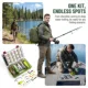 Goture Kit de pesca portátil con caña telescópica y equipo - imagen 2