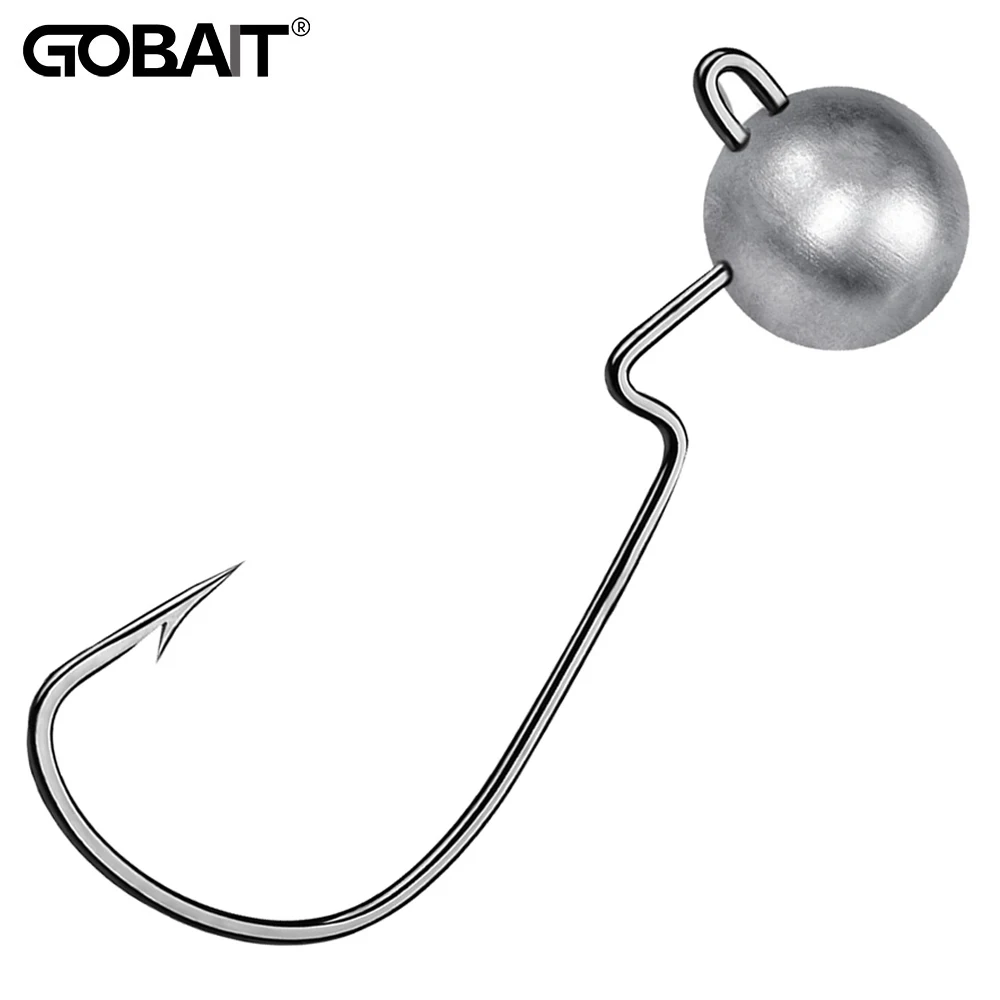 Anzuelos Jig Head compensados – Alta resistencia con púas para vinilo
