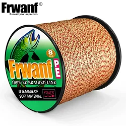 Sedal trenzado 8 hebras 300m 6-300LB – Multifilamento PE moteado Invisible para carpa
