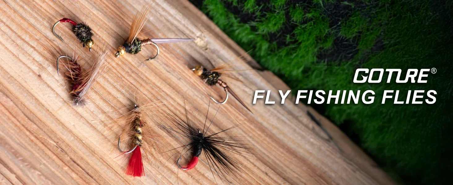Set de moscas Goture Adams Dry Fly