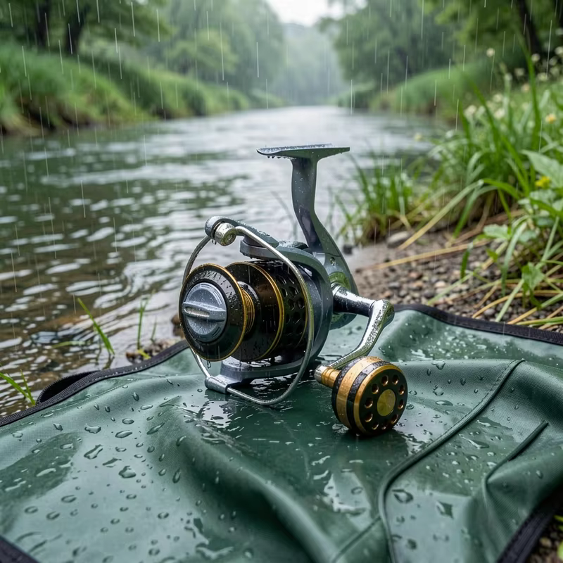 Carrete de Pesca Metálico Ligero 7.0:1 para Lago - imagen 4