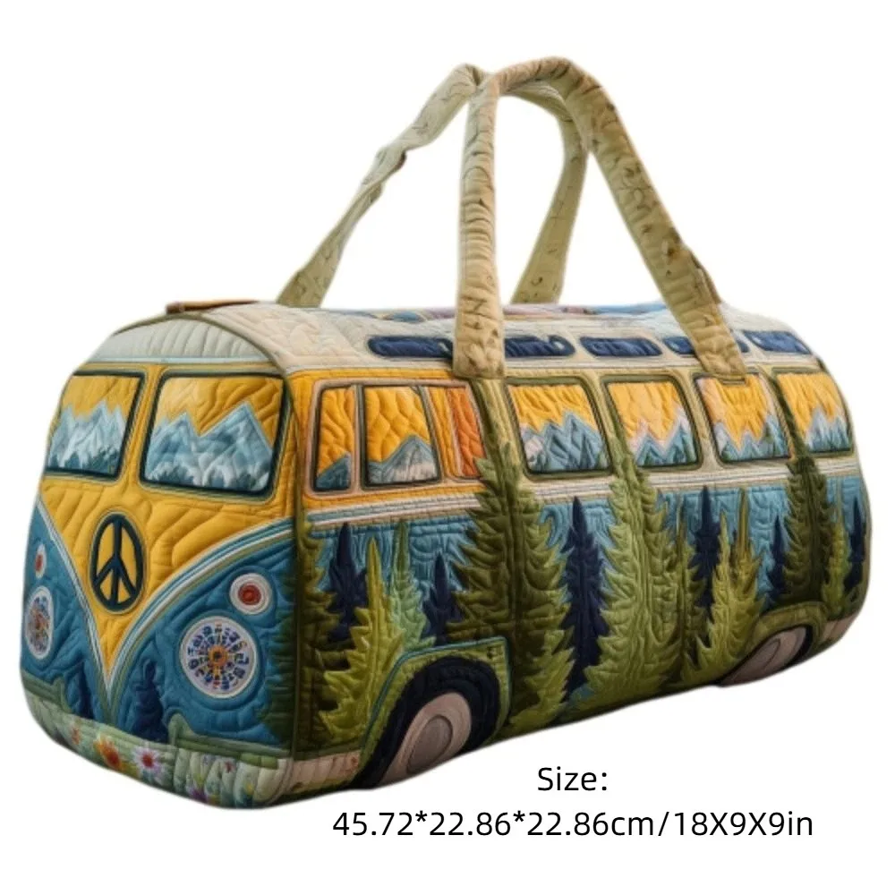 Bolsa de lona acolchada diseño 3D