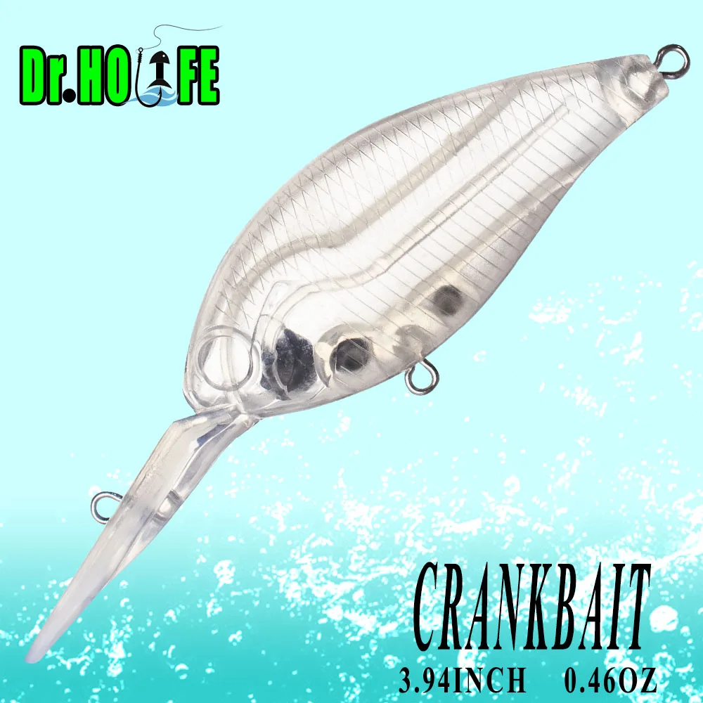 Dr.Holife crankbait sin pintar flotante – Cuerpo para montaje - imagen 4