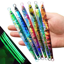Señuelo UV Jig 3D Vertical de hundimiento rápido