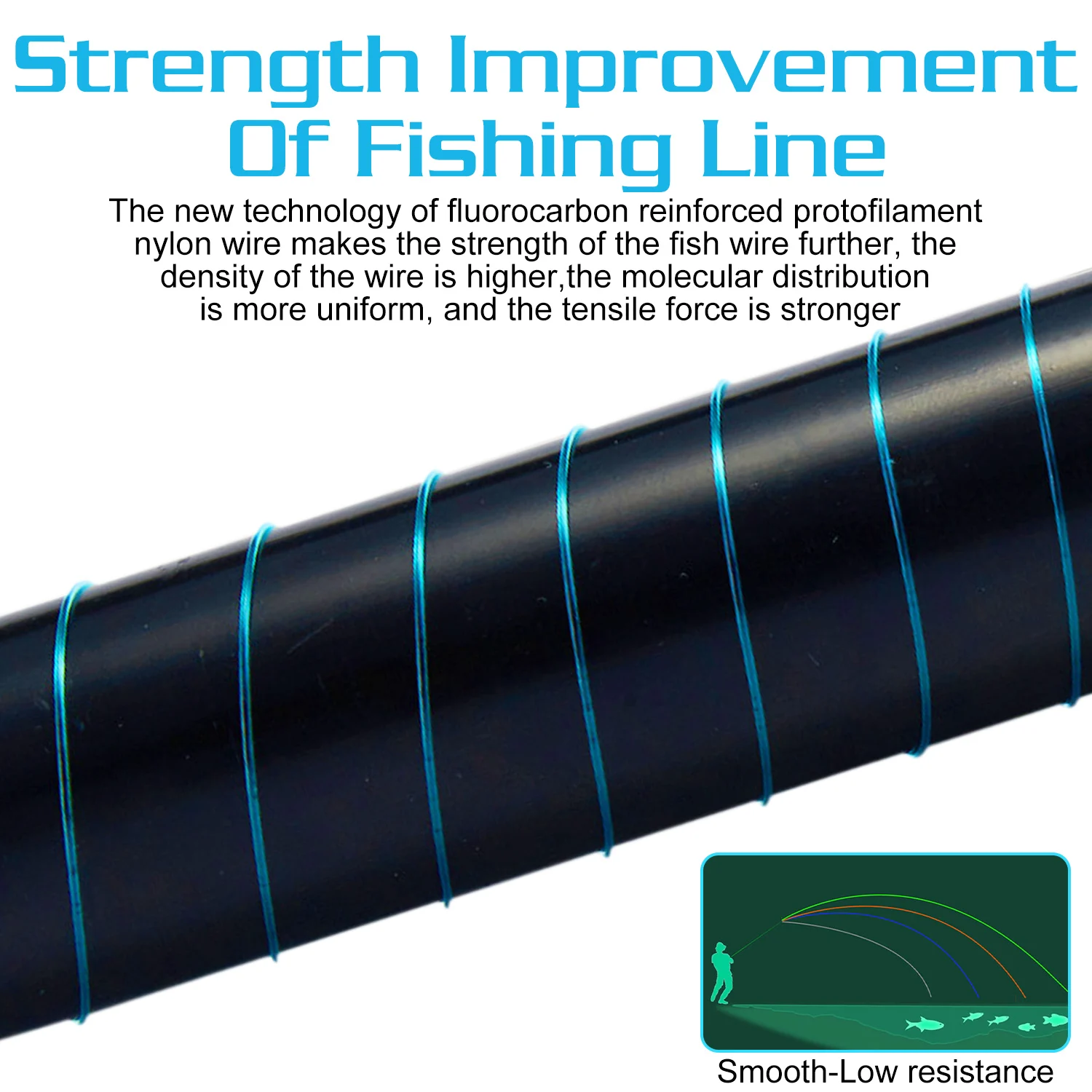 Nylon Sougayilang 500m para pesca en agua salada y dulce - imagen 4