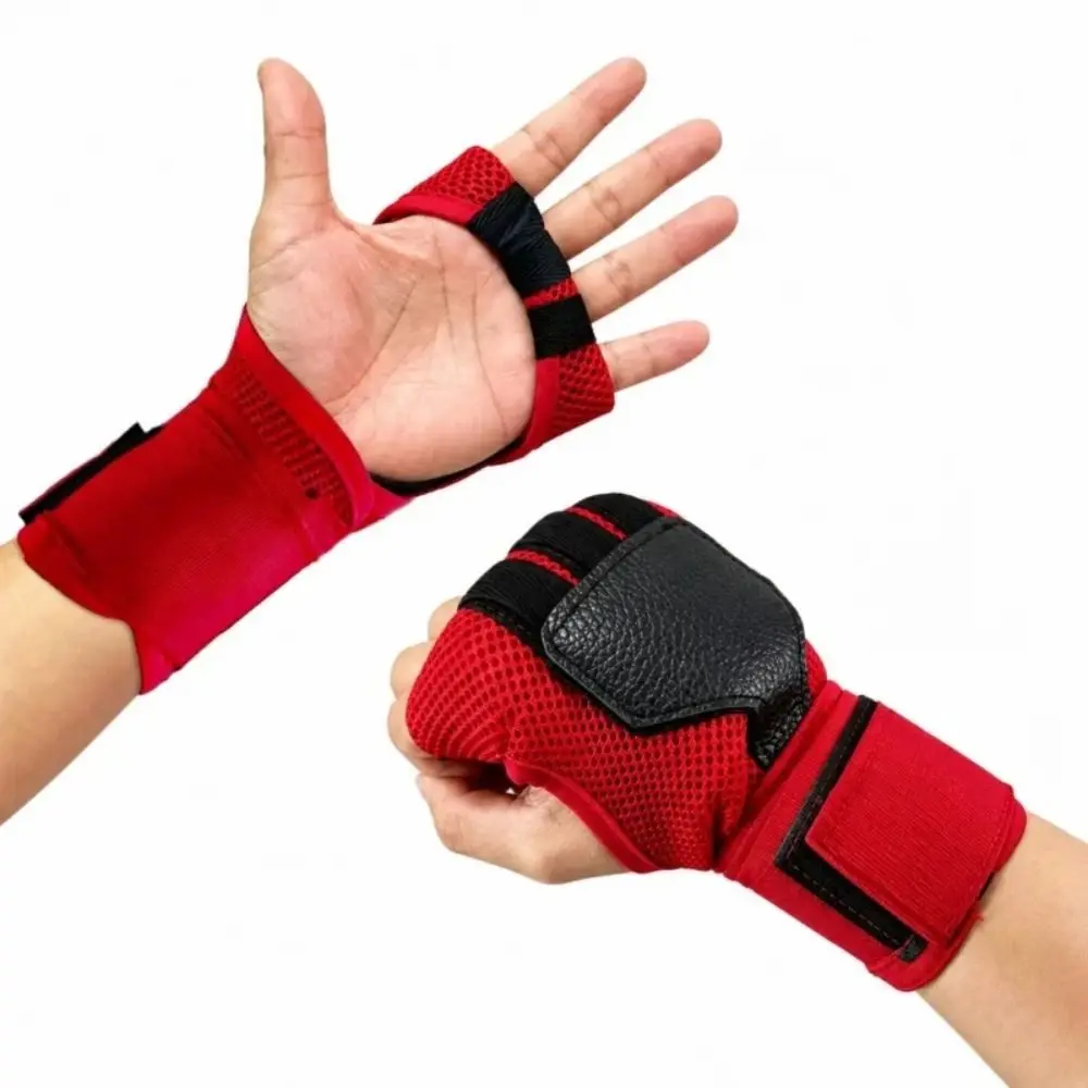 Guantes de boxeo con correa ajustable, soporte de muñeca y forro transpirable - imagen 3