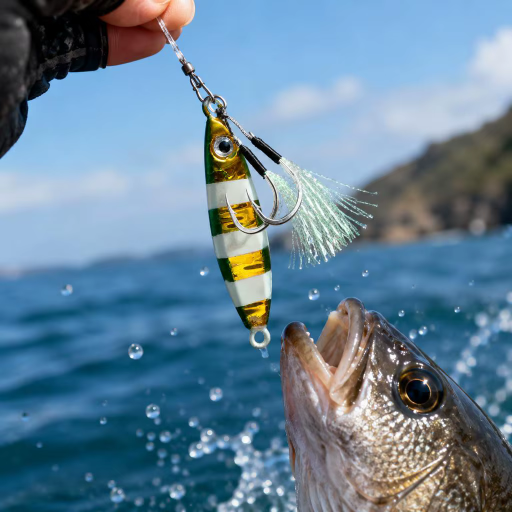 Señuelo Slow Jig para Pesca en Profundidad – Doble Anzuelo - imagen 4