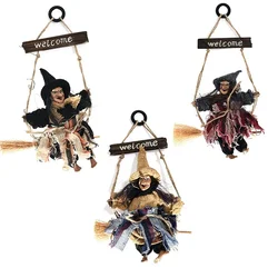 Muñeca Bruja Voladora Colgante – Decoración Aterradora Halloween