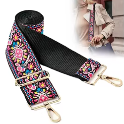 Correa de nailon ajustable con patrón diamantes, desmontable