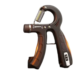 Entrenador de agarre con resistencia ajustable y contador