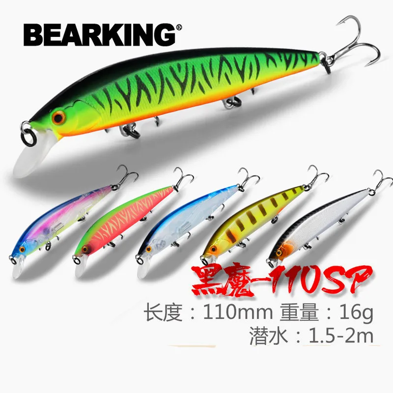 Bearking Minnow 11 cm – Crankbait wobbler de buceo 0.2-1m - imagen 2