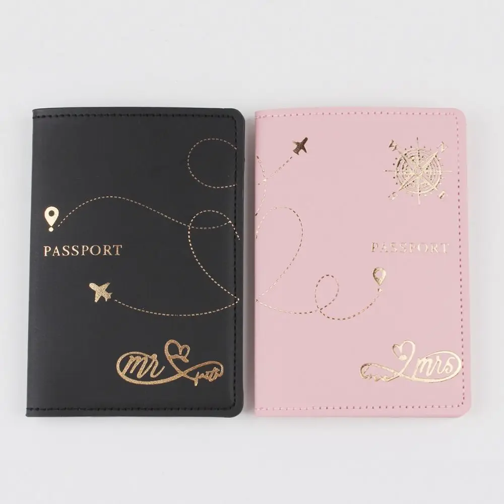 Funda pasaporte impermeable PU de cuero con ranuras para tarjetas - imagen 3
