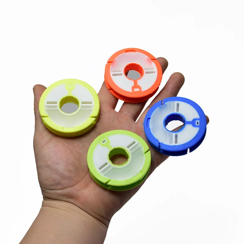 Bobinador portátil de sedal con bobinas de silicona