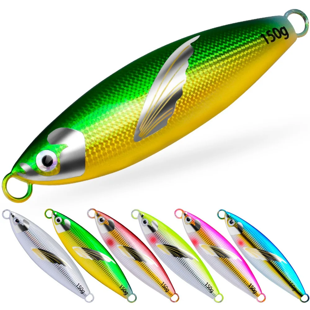 Jig Head Metal 60-150g – Caída Lenta Acabado 3D para Vinilo - imagen 2