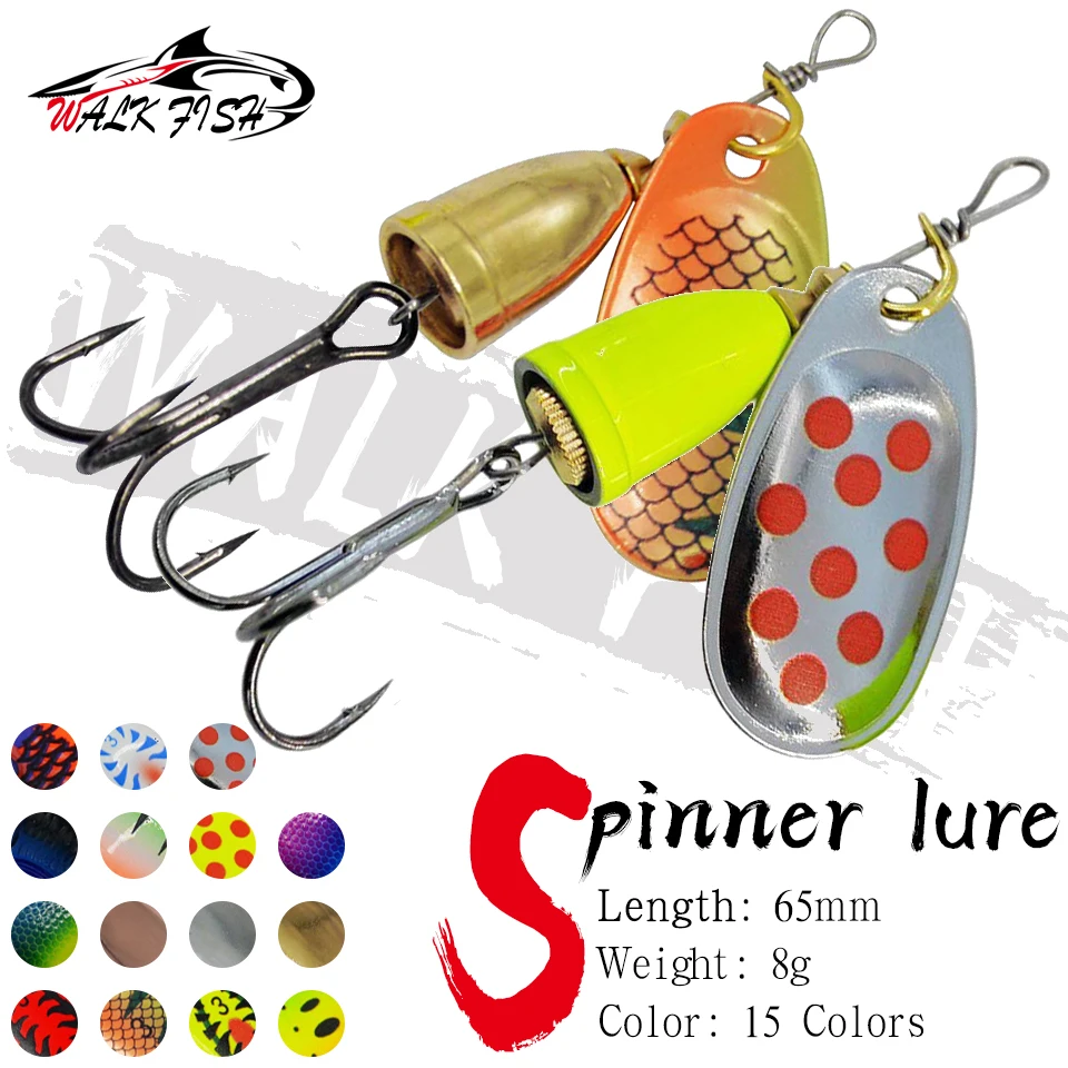 WALK FISH Cuchara giratoria con lentejuela para trucha - imagen 4