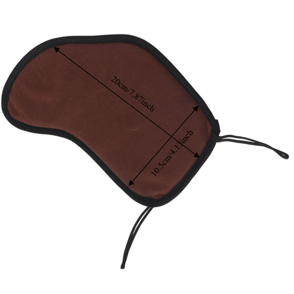 Almohadilla de hombro para violín en tonos café/rojo