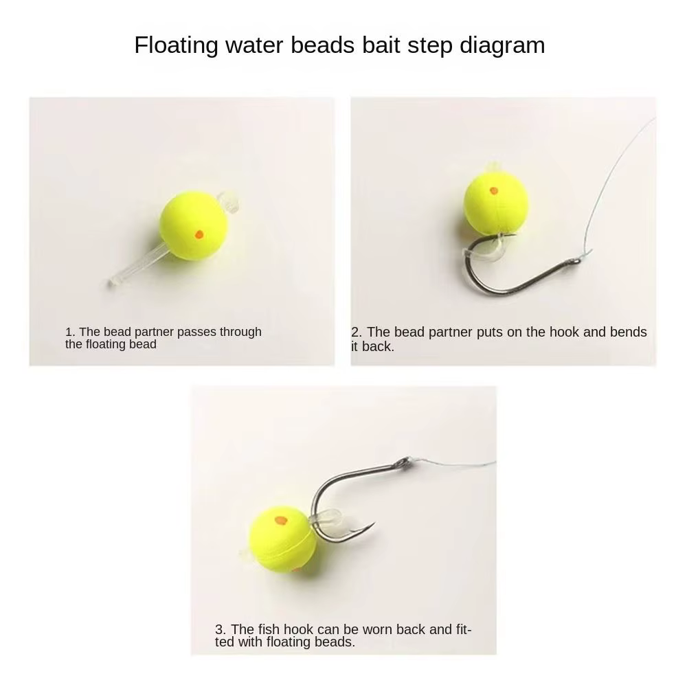 Montaje Hair Rig para carpa con anzuelo listo para pescar