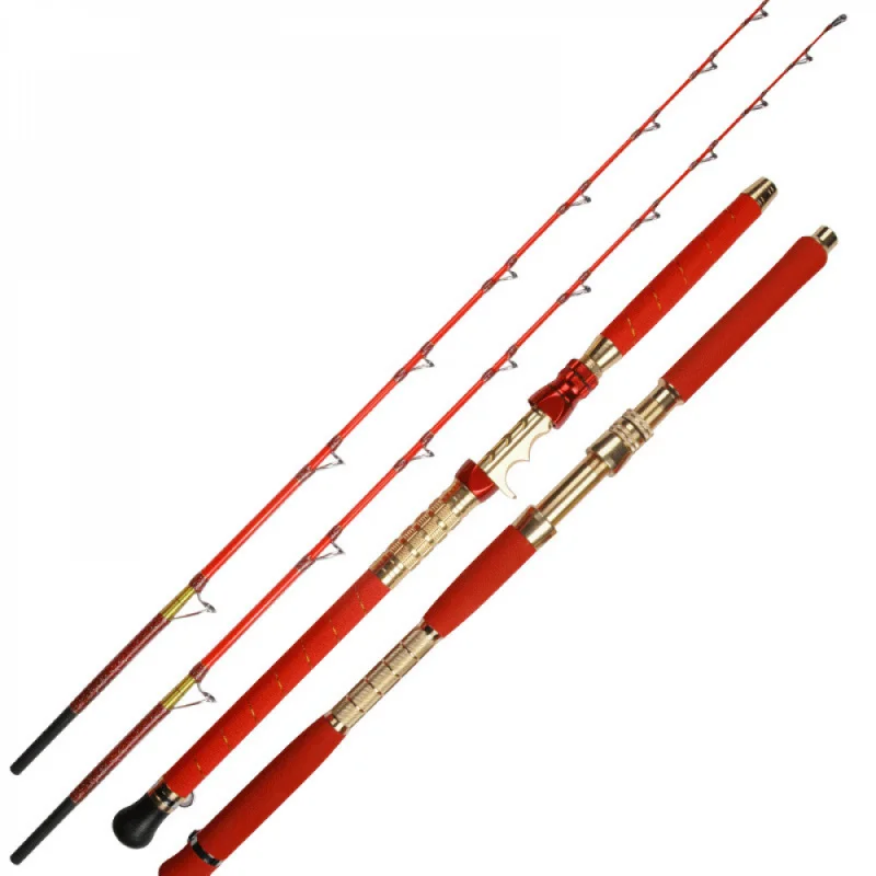Caña de pesca offshore de dos tramos con punta blanda flexible - imagen 2